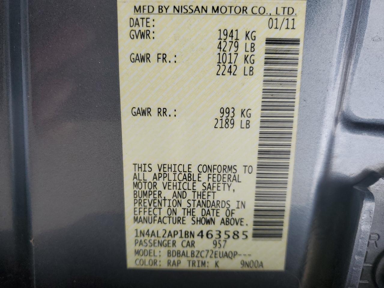 2011 Nissan Altima - Image 13