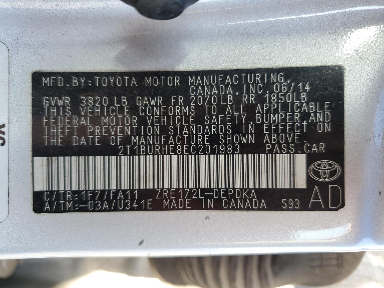 2014 Toyota Corolla - Image 14