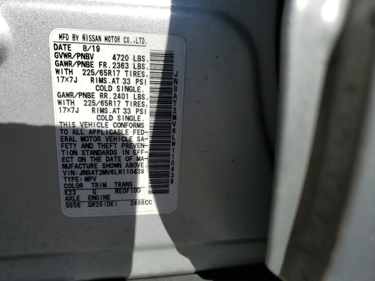 2020 Nissan Rogue - Image 12