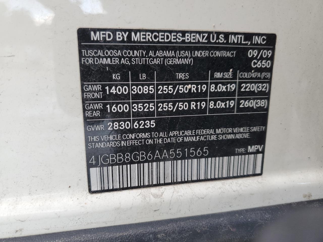 2010 Mercedes-Benz M-klasse - Image 13