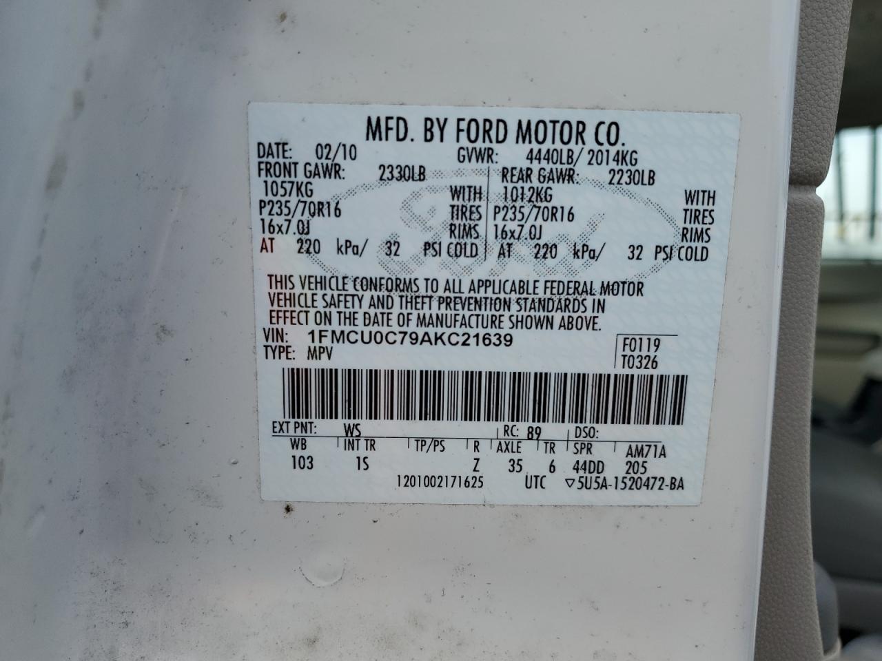 2010 Ford Escape - Image 14