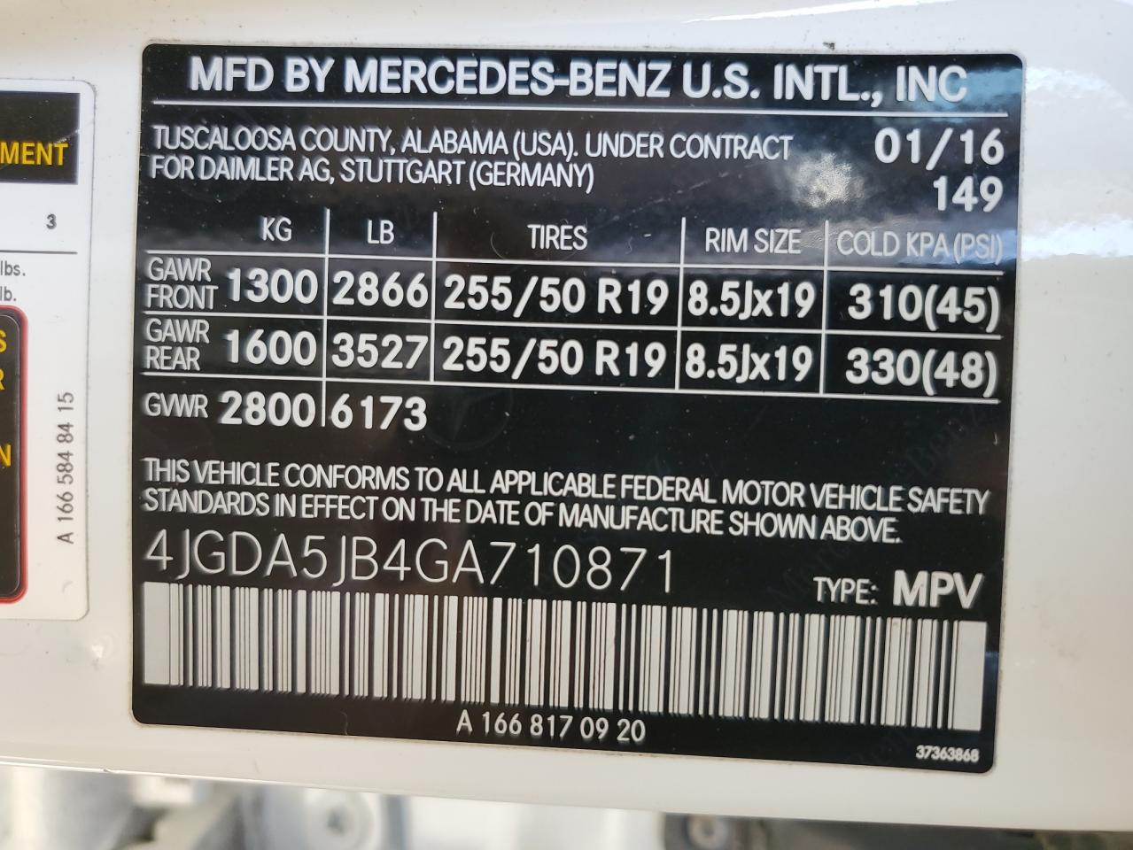 2016 Mercedes-Benz GLE - Image 13