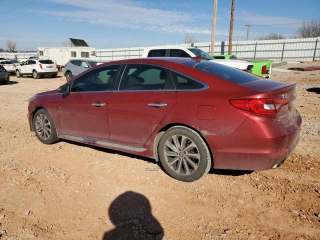  HYUNDAI SONATA 2016 Bordowy