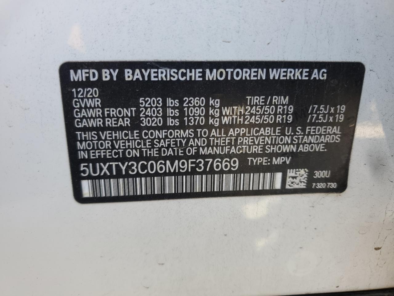 2021 BMW X3 - Image 13