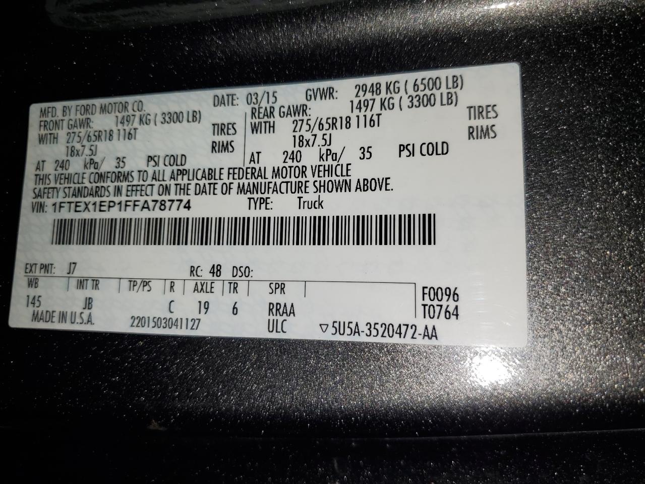 2015 Ford F-150 - Image 14