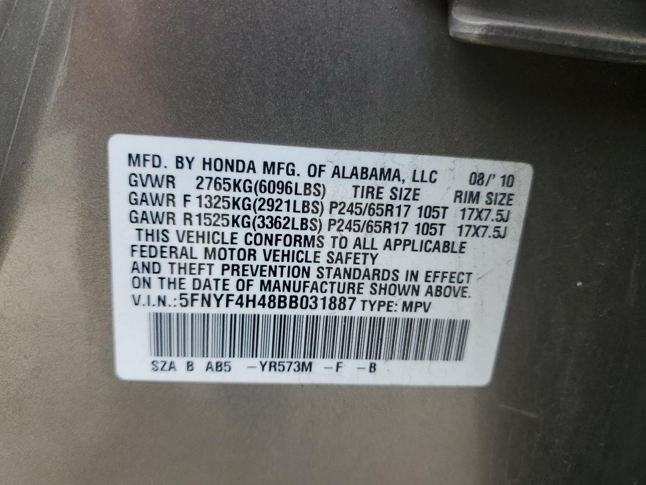 2011 Honda Pilot - Image 13