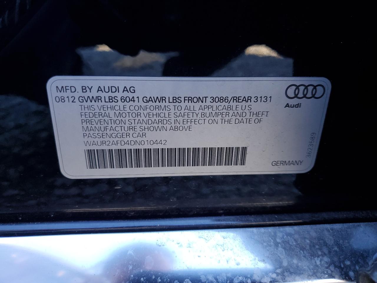 2013 Audi A8 - Image 12