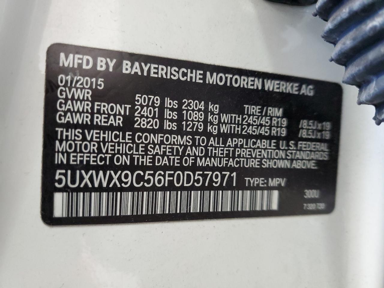 2015 BMW X3 - Image 13