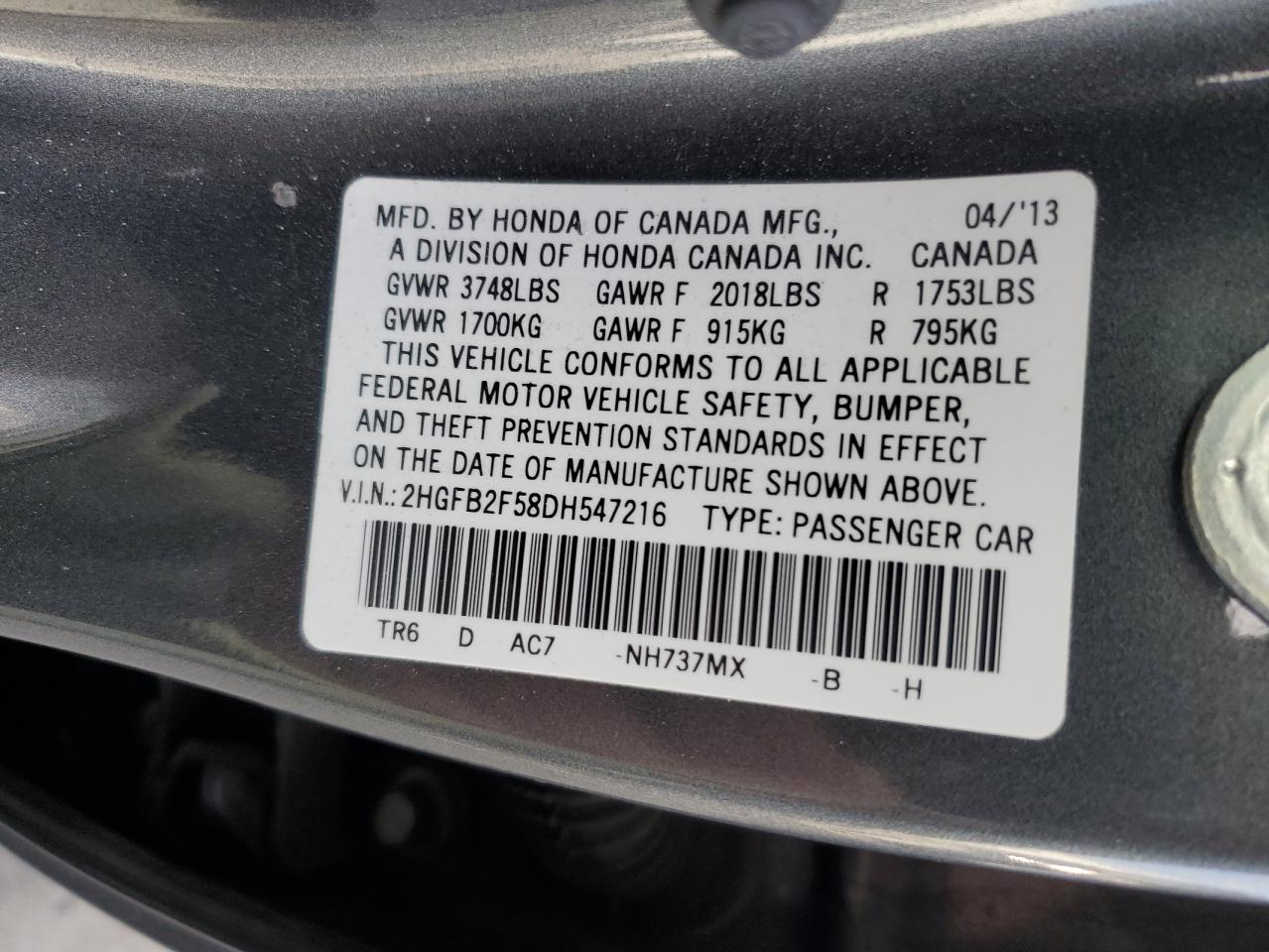 2013 Honda Civic - Image 12