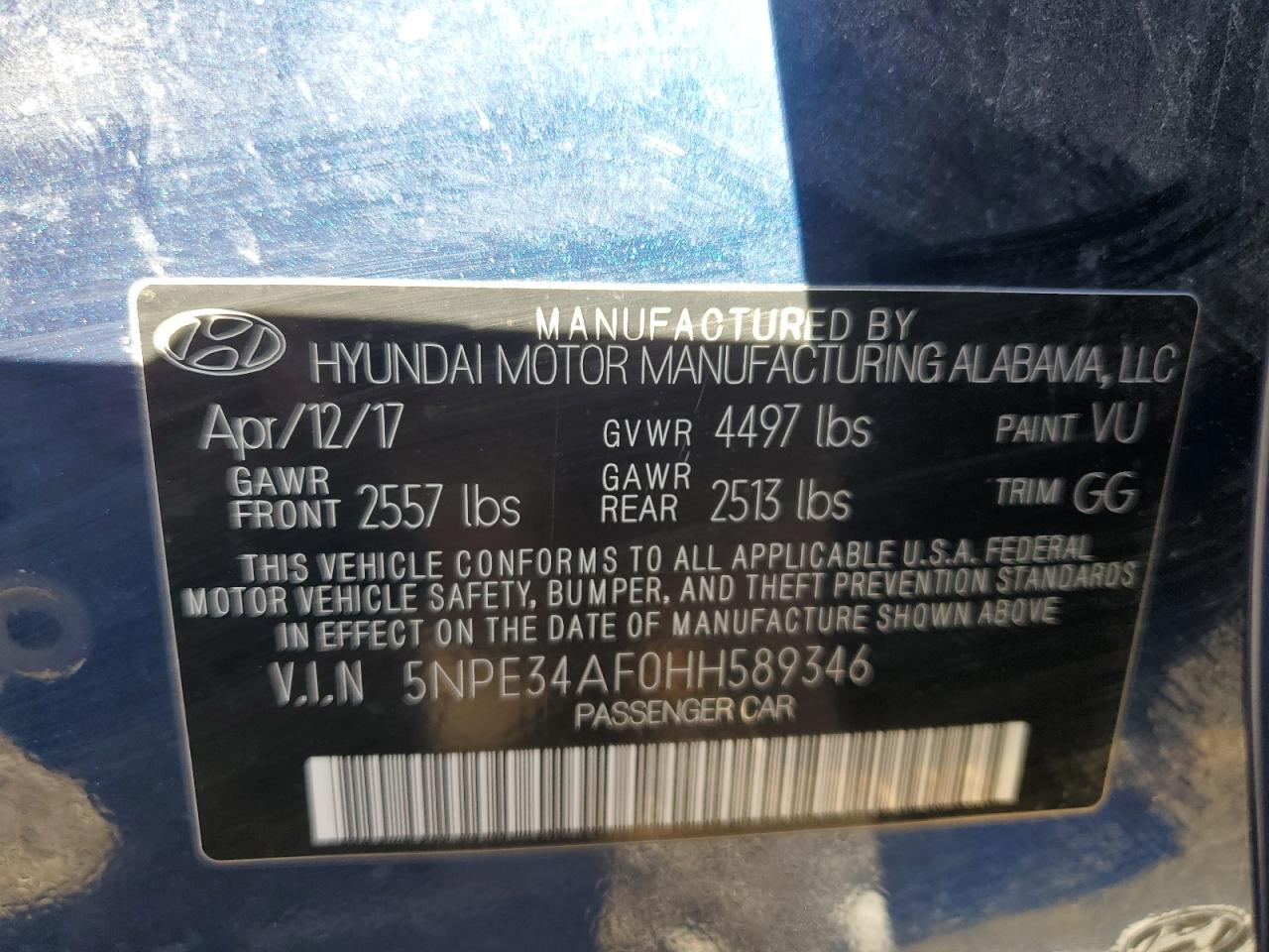 2017 Hyundai Sonata - Image 12