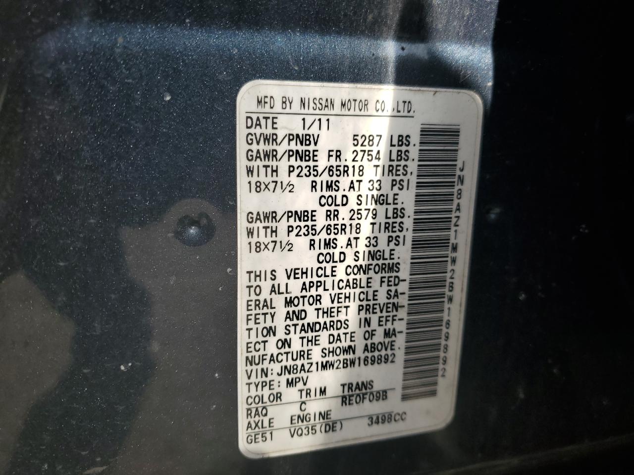 2011 Nissan Murano - Image 15