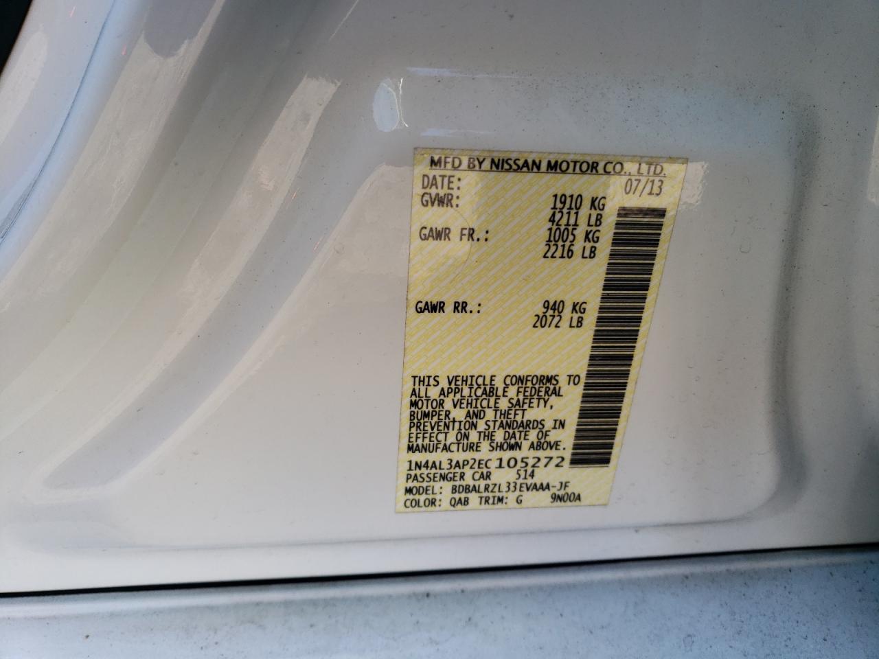2014 Nissan Altima - Image 12