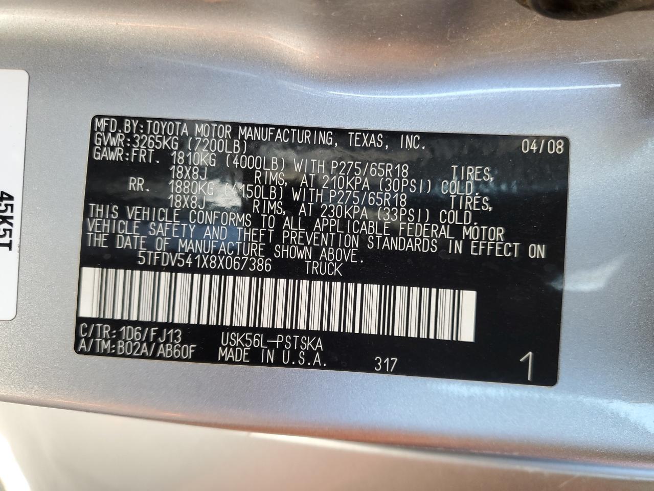 2008 Toyota Tundra - Image 12