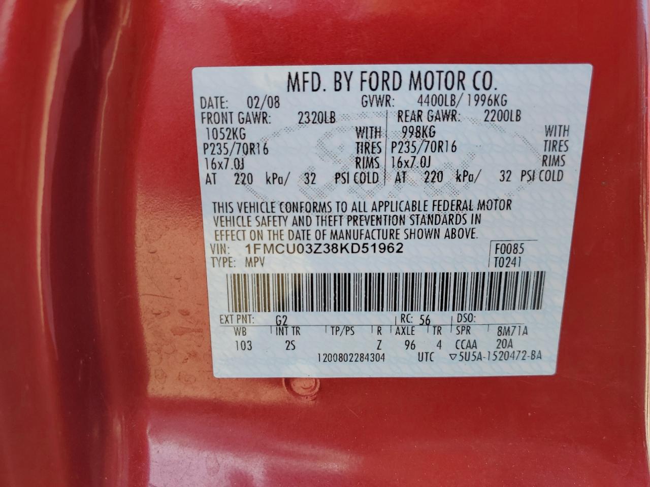 2008 Ford Escape - Image 13