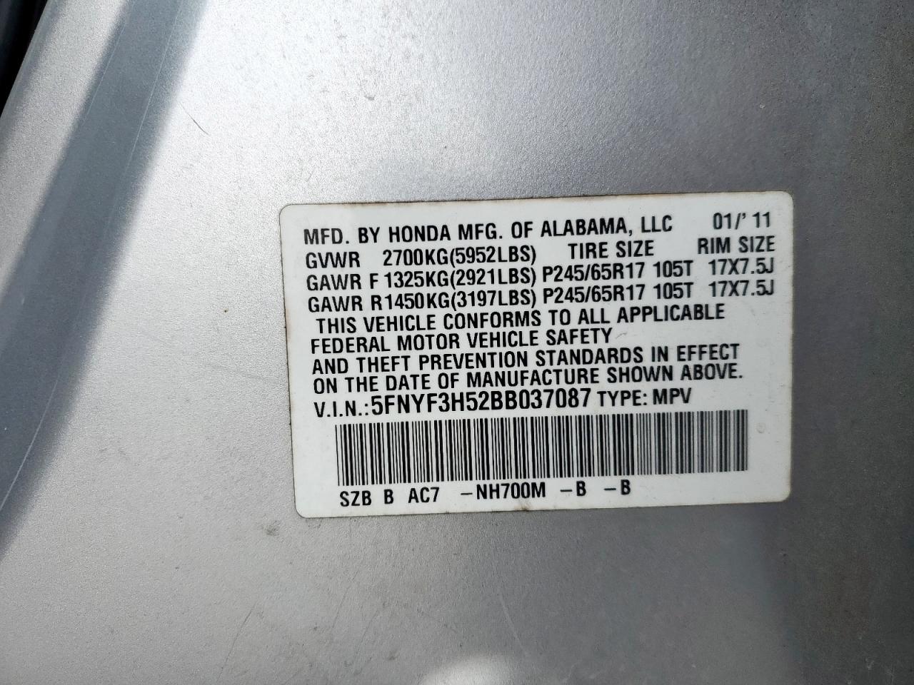 2011 Honda Pilot - Image 13
