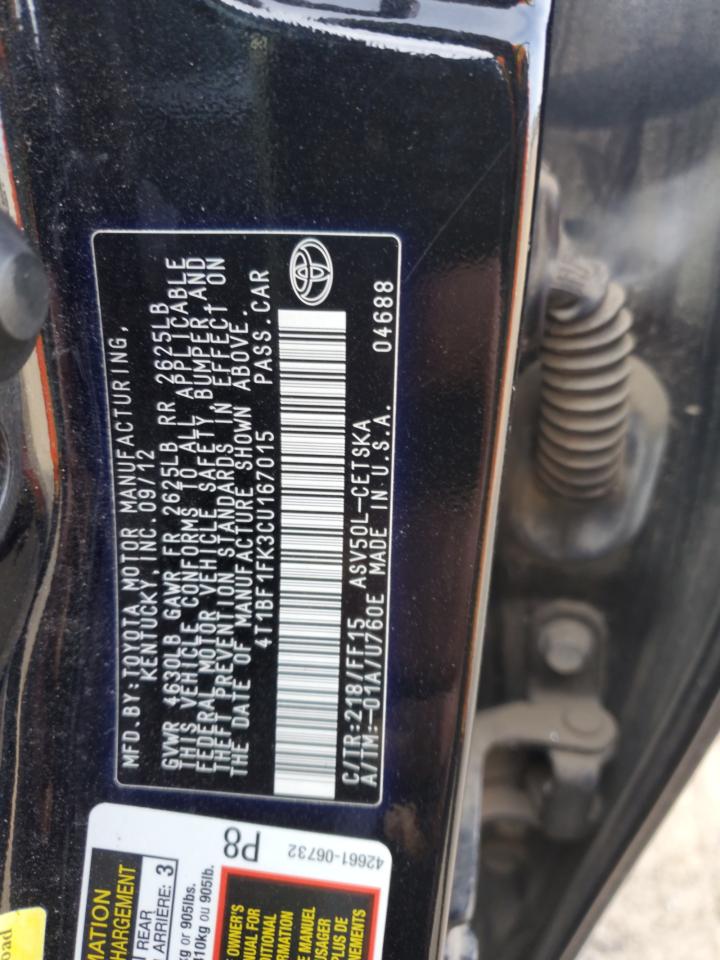 2012 Toyota Camry - Image 12
