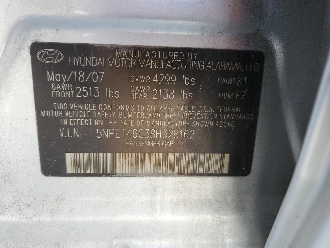 2008 Hyundai Sonata - Image 13