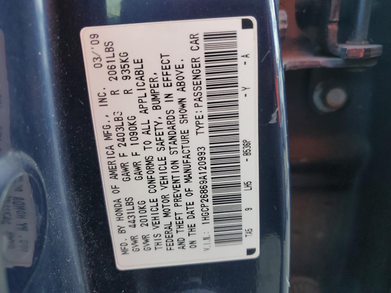 2009 Honda Accord - Image 14