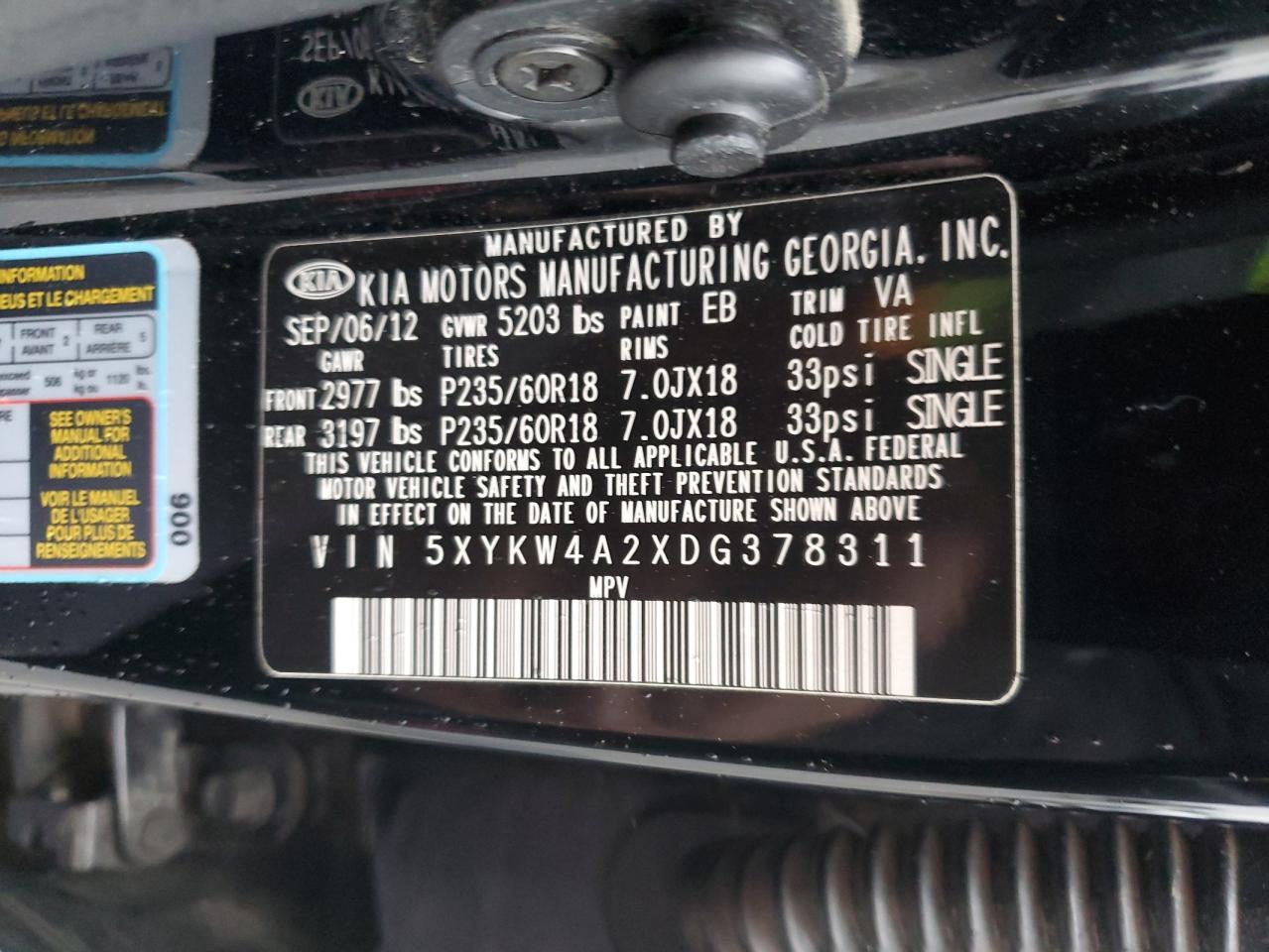 2013 Kia Sorento - Image 13