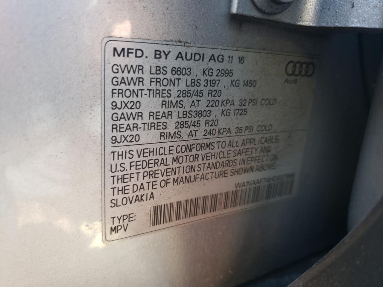 2017 Audi Q7 - Image 15