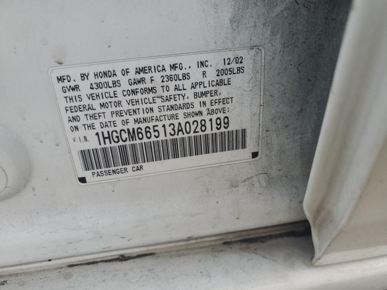 2003 Honda Accord - Image 12