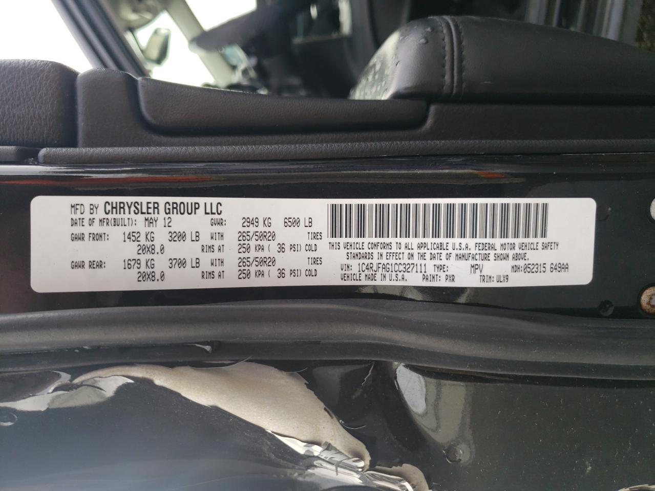 2012 Jeep Grand Cherokee - Image 14