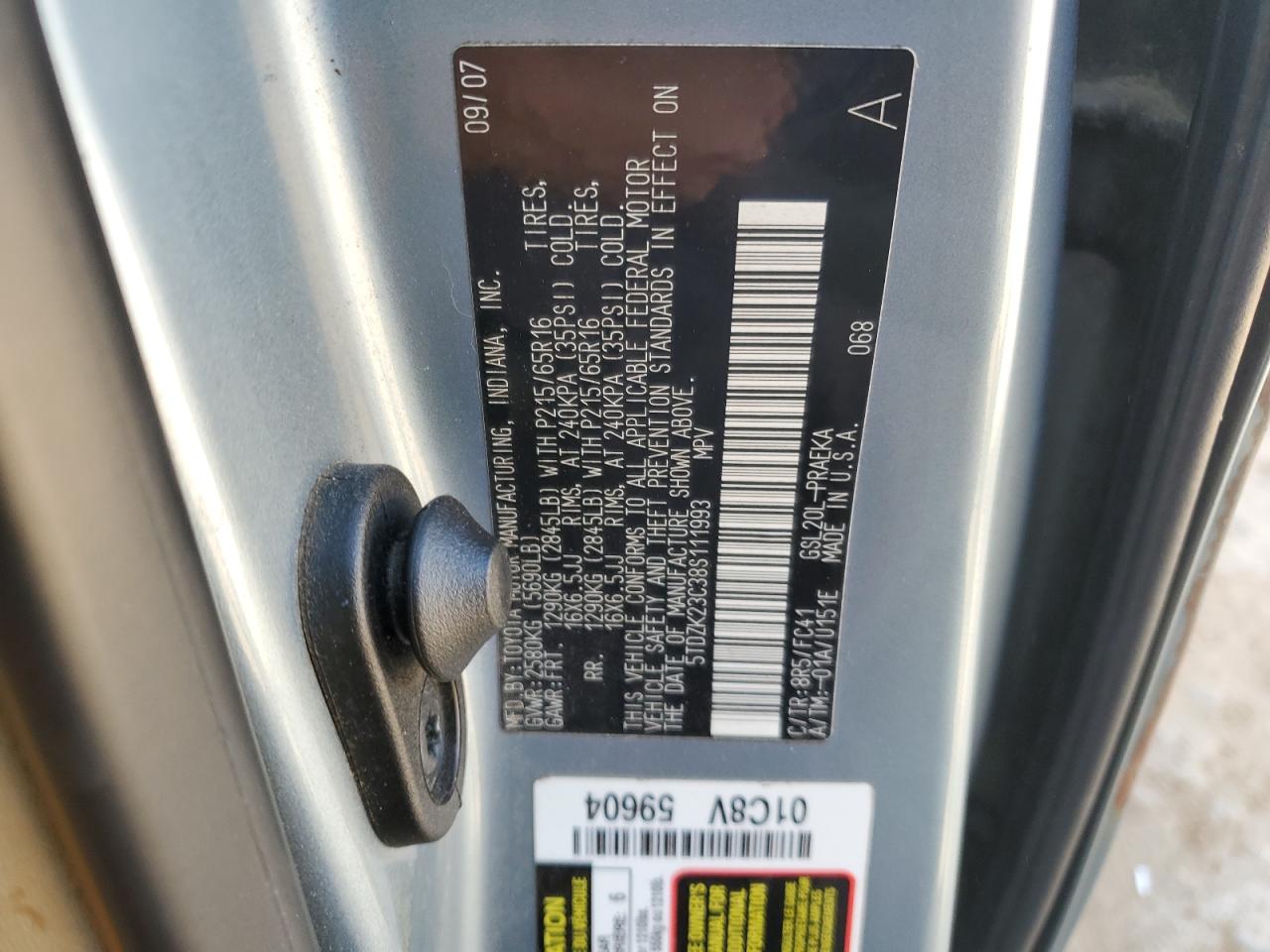 2008 Toyota Sienna - Image 15
