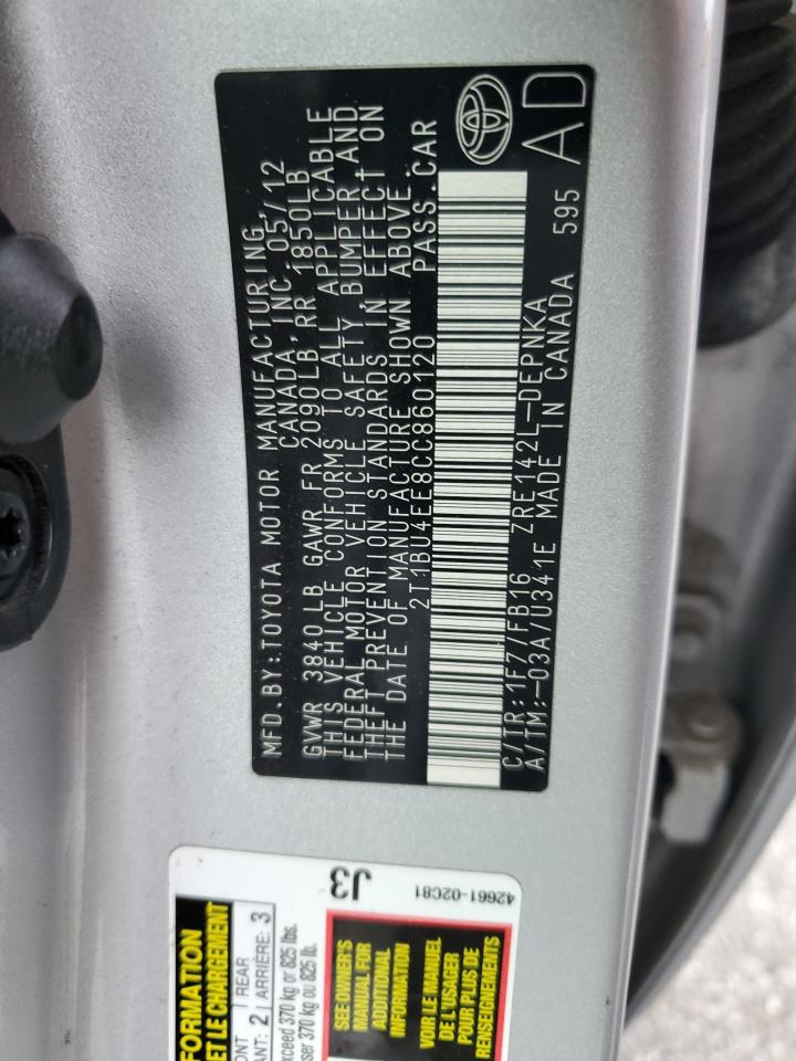 2012 Toyota Corolla - Image 12