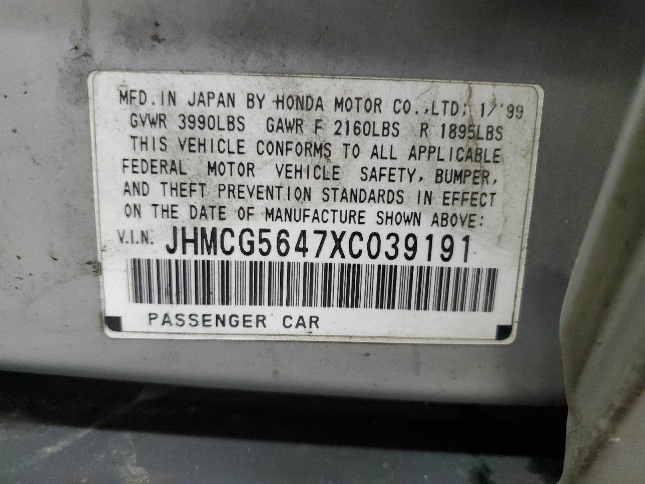1999 Honda Accord - Image 12