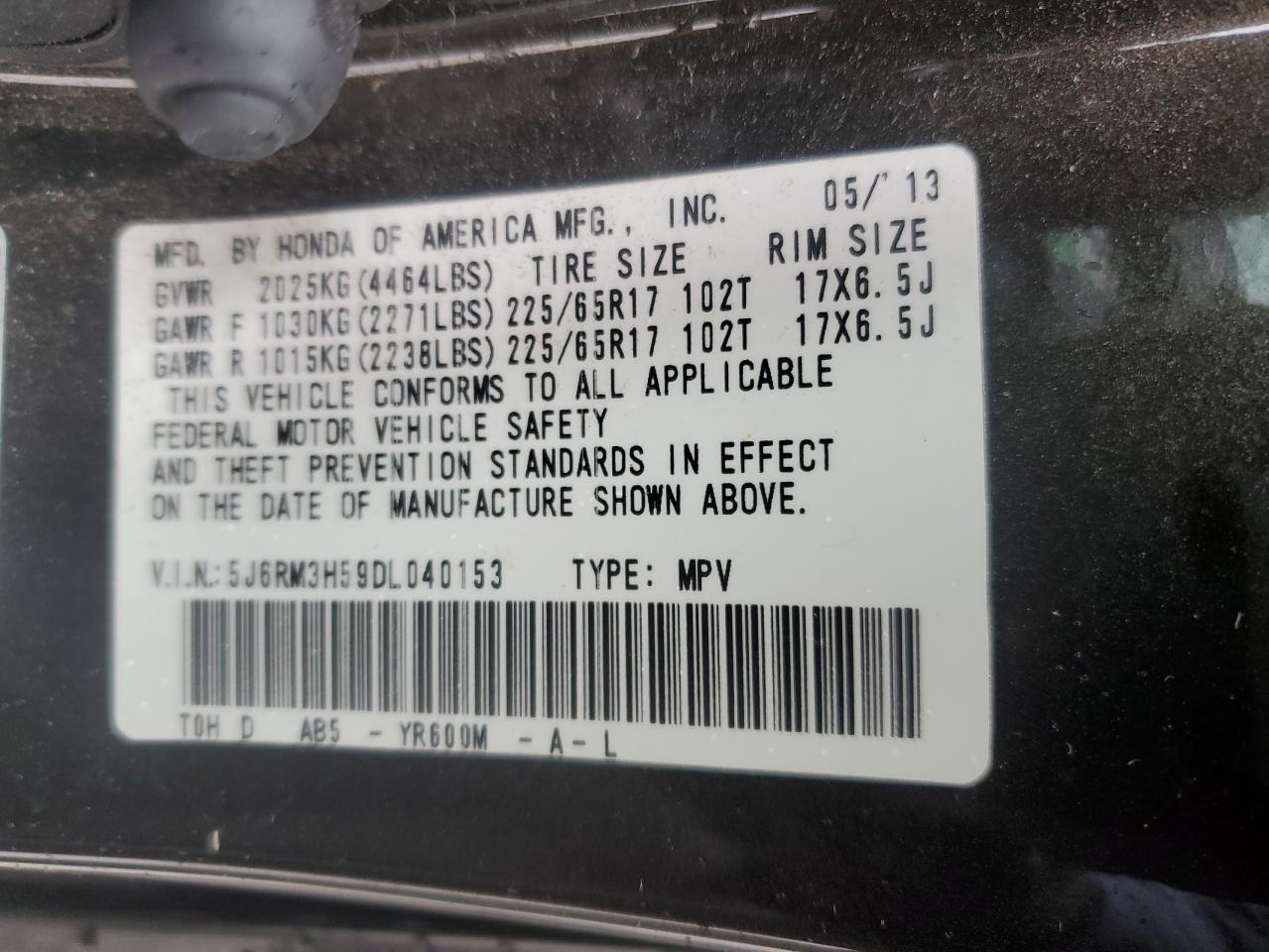 2013 Honda CR-V - Image 16