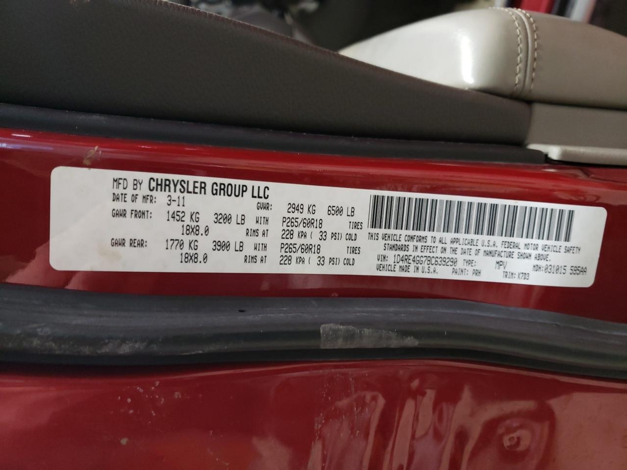 2011 Dodge Durango - Image 16