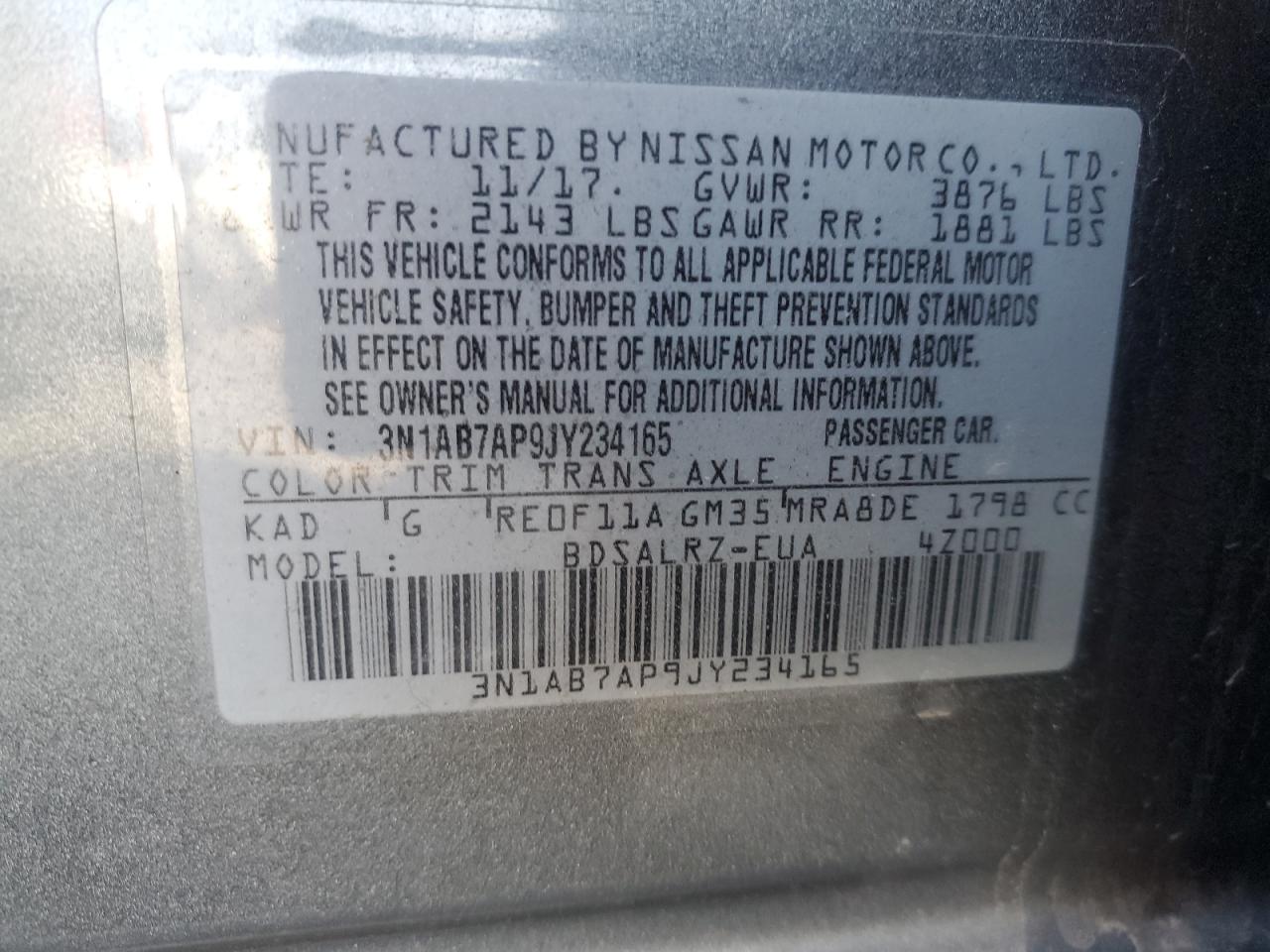 2018 Nissan Sentra - Image 12