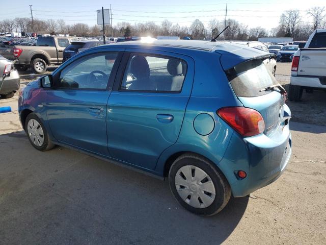 Hatchbacks MITSUBISHI MIRAGE 2015 Blue