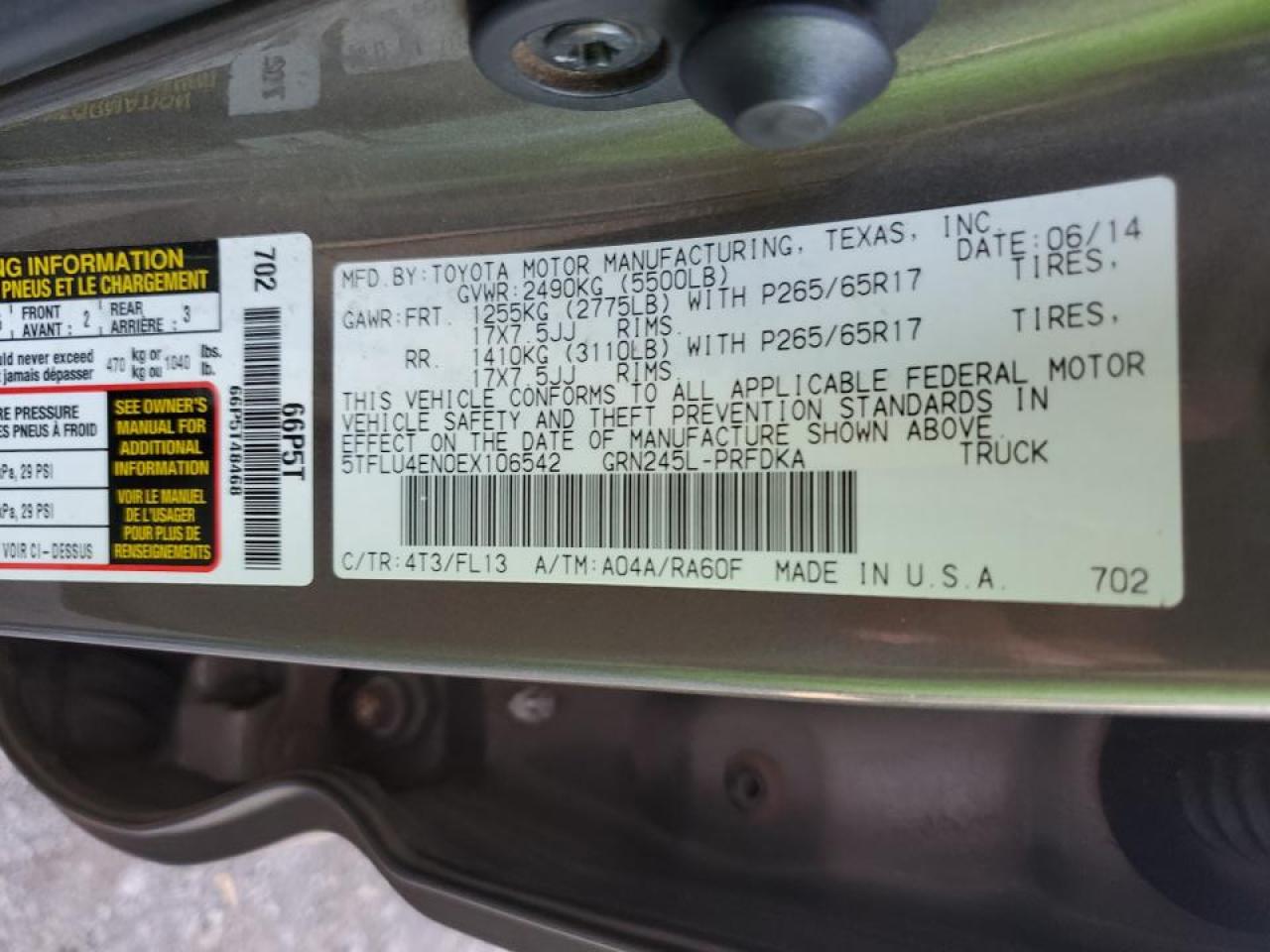 2014 Toyota Tacoma - Image 13