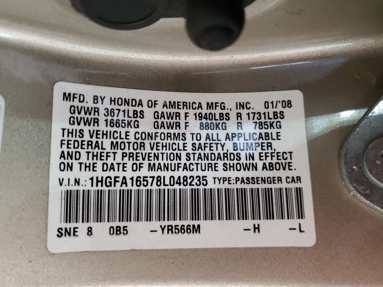 2008 Honda Civic - Image 12