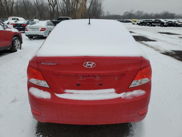  HYUNDAI ACCENT 2013 Red