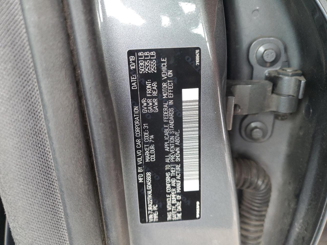 2020 Volvo S60 - Image 14