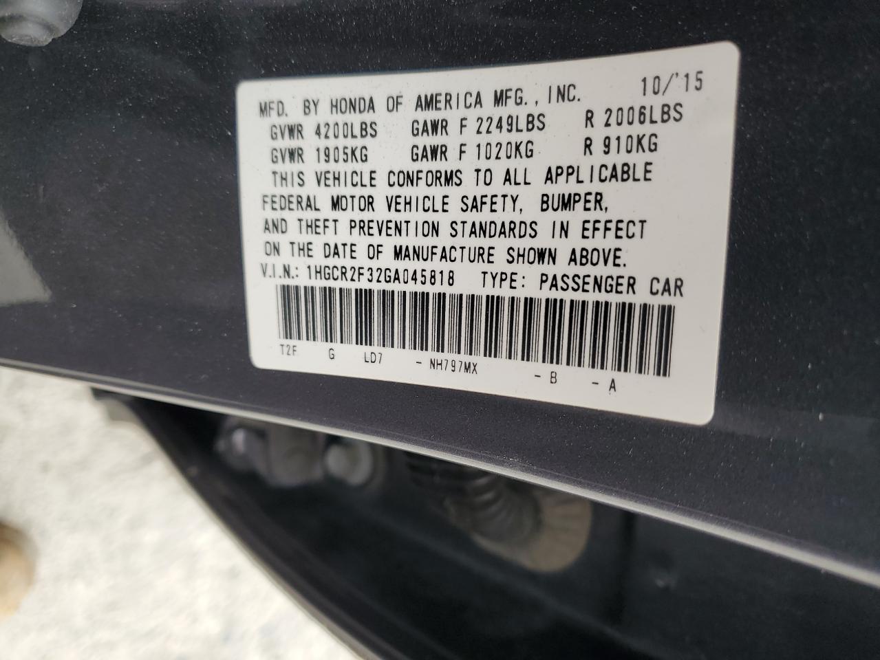 2016 Honda Accord - Image 13