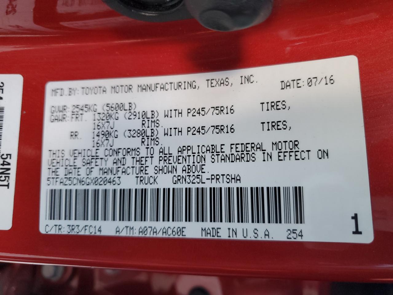 2016 Toyota Tacoma - Image 14