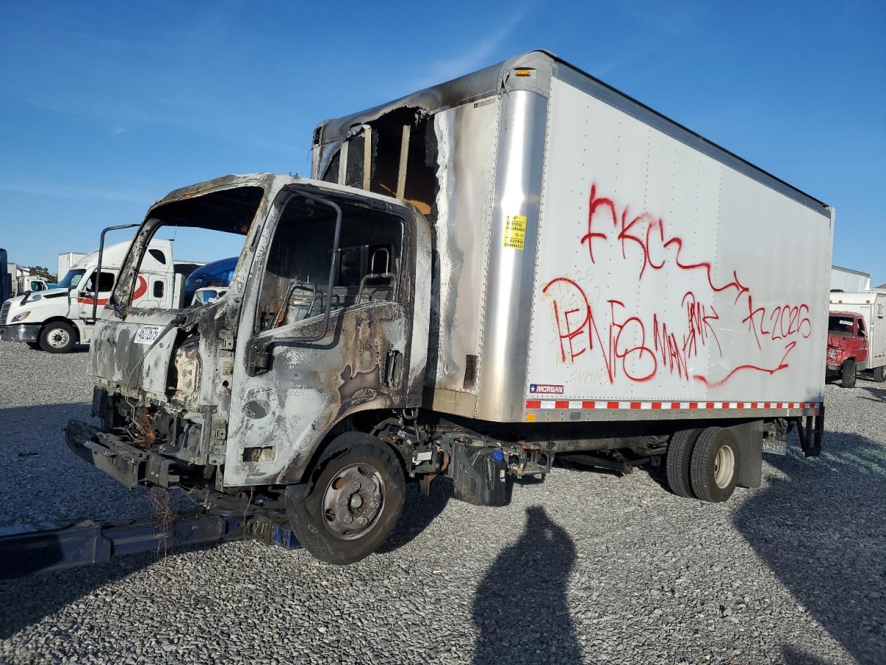 2002 Isuzu Npr Hd de vânzare în North Las Vegas, NV - Burn - Interior