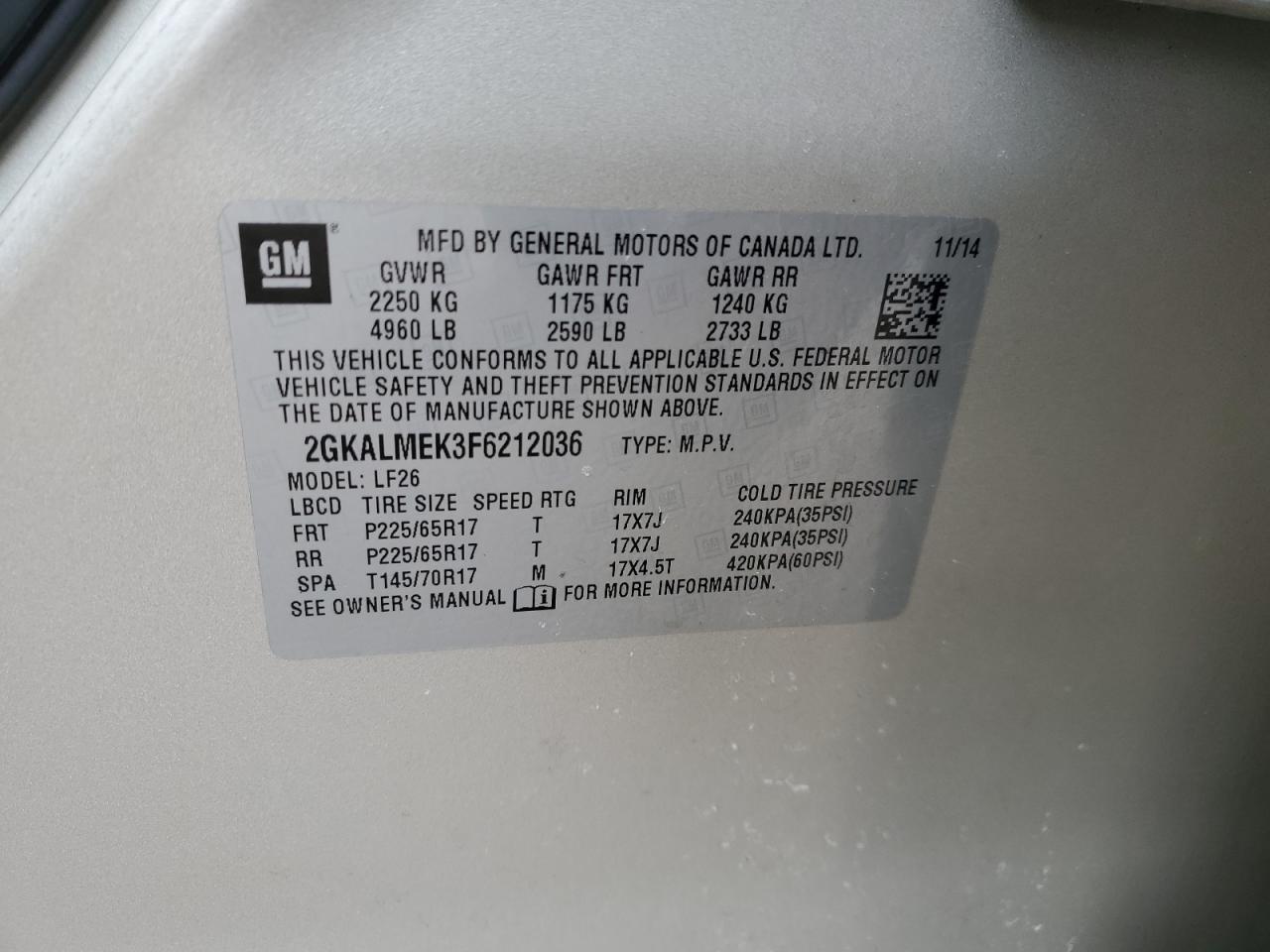 2015 GMC Terrain - Image 13