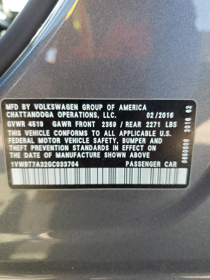 2016 Volkswagen Passat - Image 12