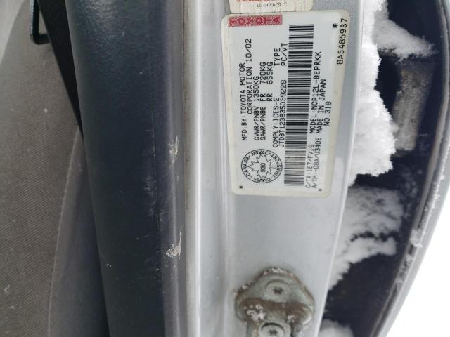 2003 TOYOTA ECHO 