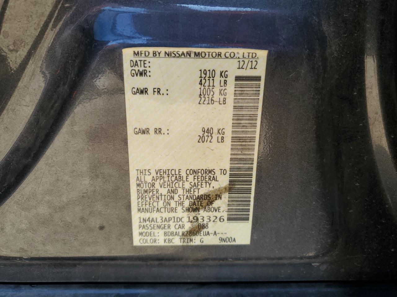 2013 Nissan Altima - Image 12