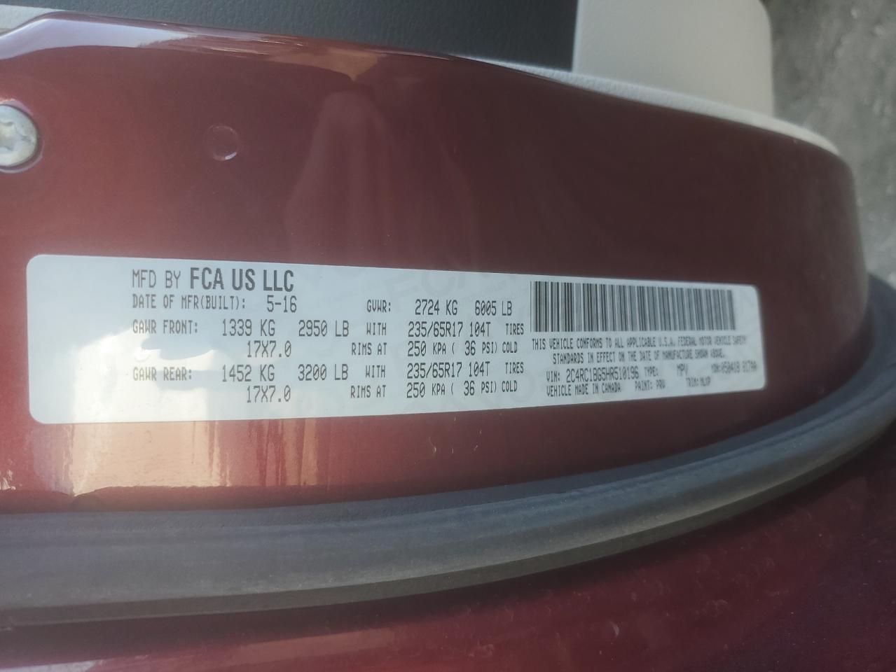 2017 Chrysler Pacifica - Image 14