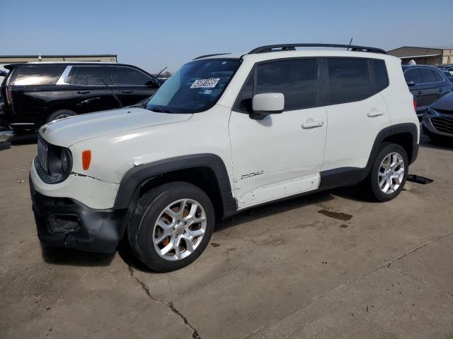 2017 Jeep Renegade Latitude na sprzedaż w Wilmer, TX - Front End