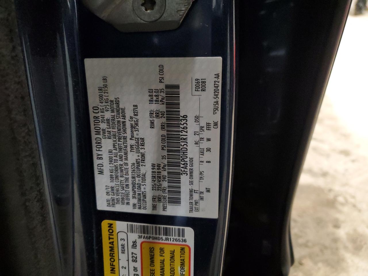 2018 Ford Fusion - Image 12