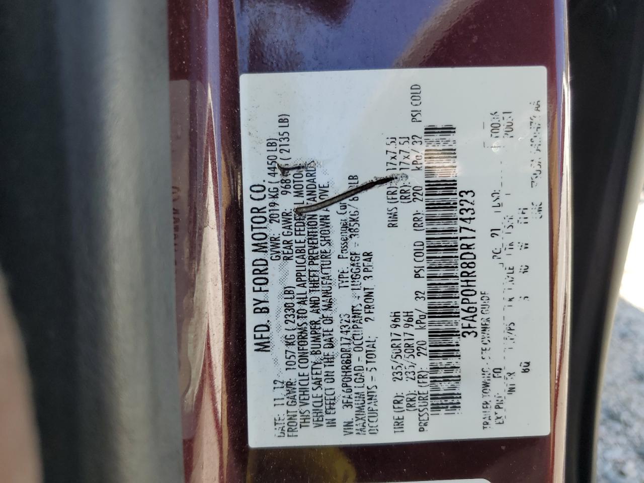 2013 Ford Fusion - Image 12