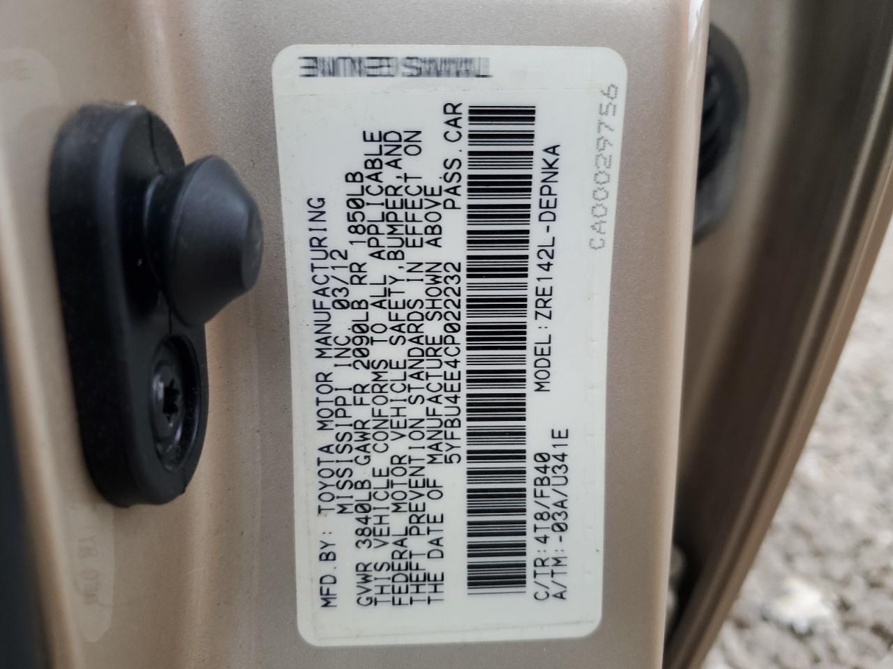 2012 Toyota Corolla - Image 13