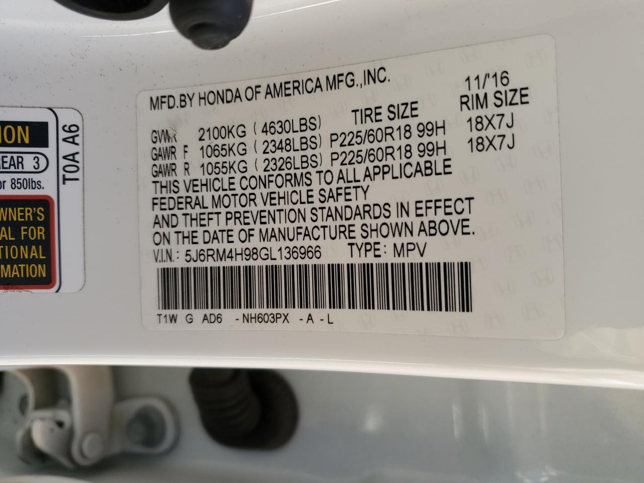 2016 Honda CR-V - Image 13